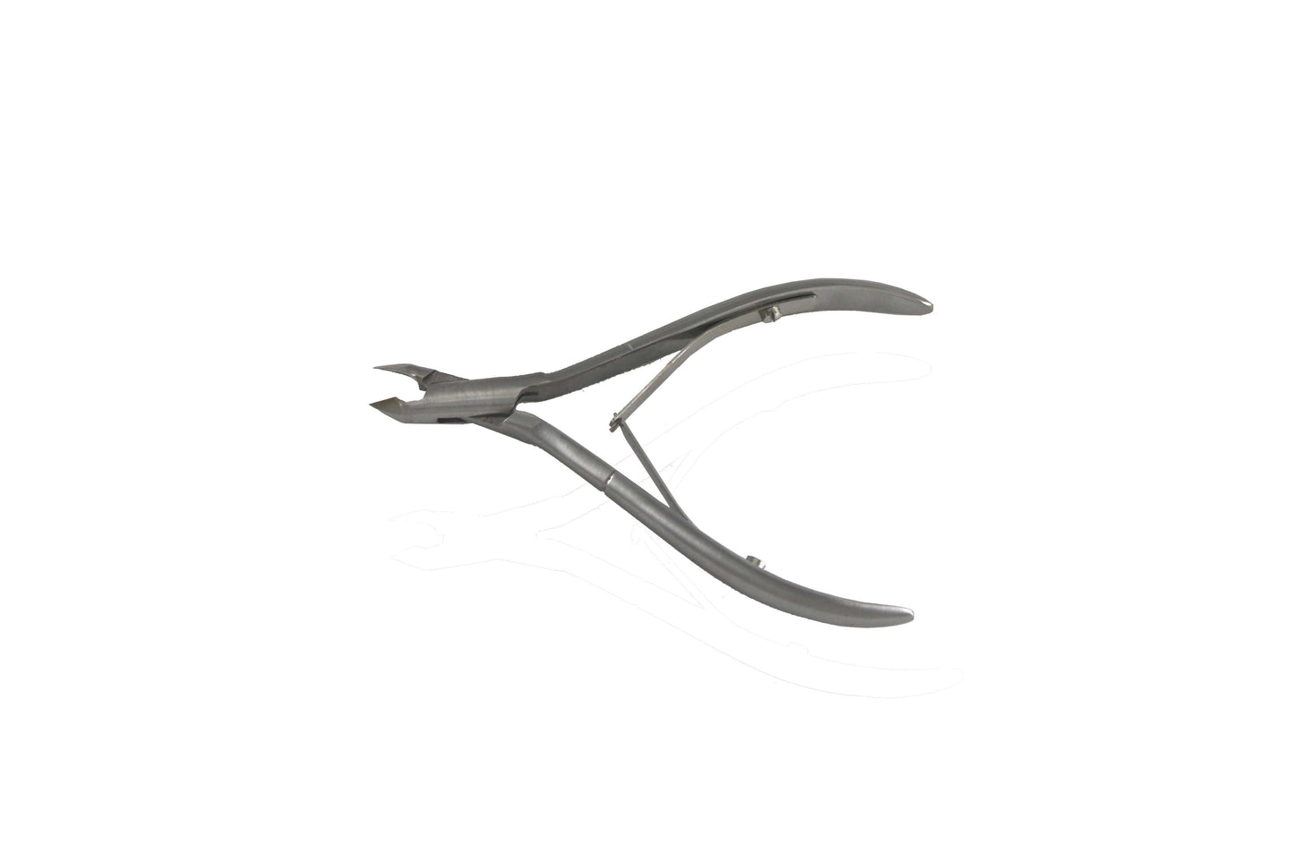 Cuticle Nipper, Box Joint, Half Jaw, Double Spring