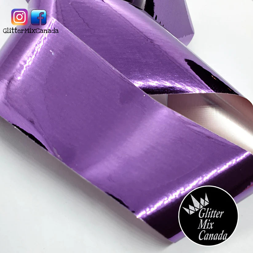 Purple Chrome Transfer Foil