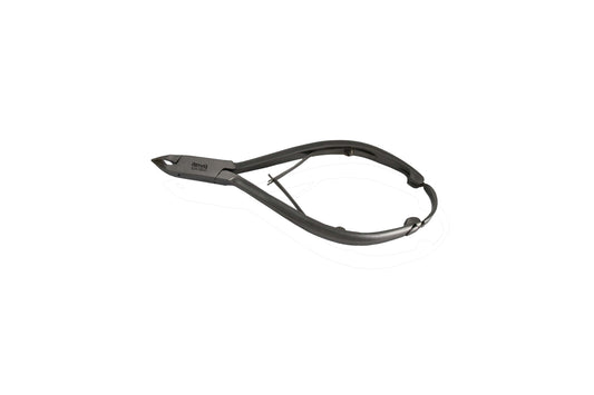 Cuticle Nipper with Lock, Box Joint, Half Jaw