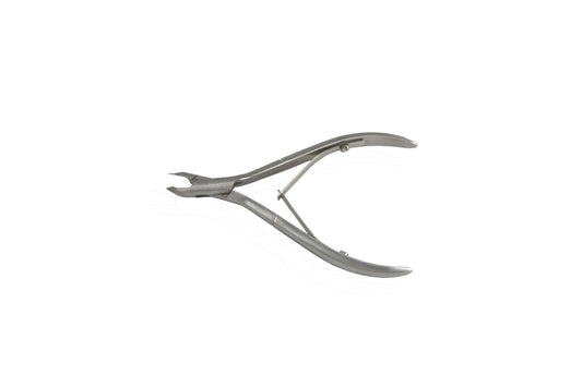 Cuticle Nipper, Box Joint, Quarter Jaw, Double Spring