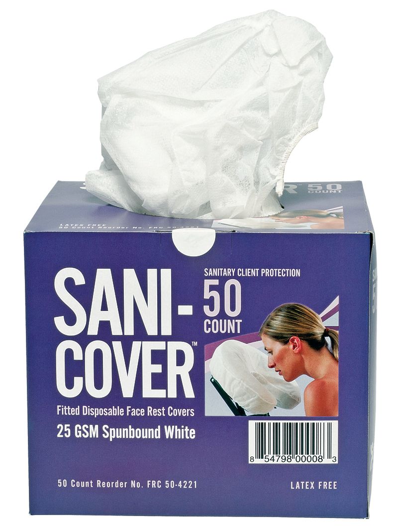 Sani-Cover Spa Fitted Face Rest Covers