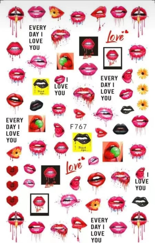 Sticker Decals Lips
