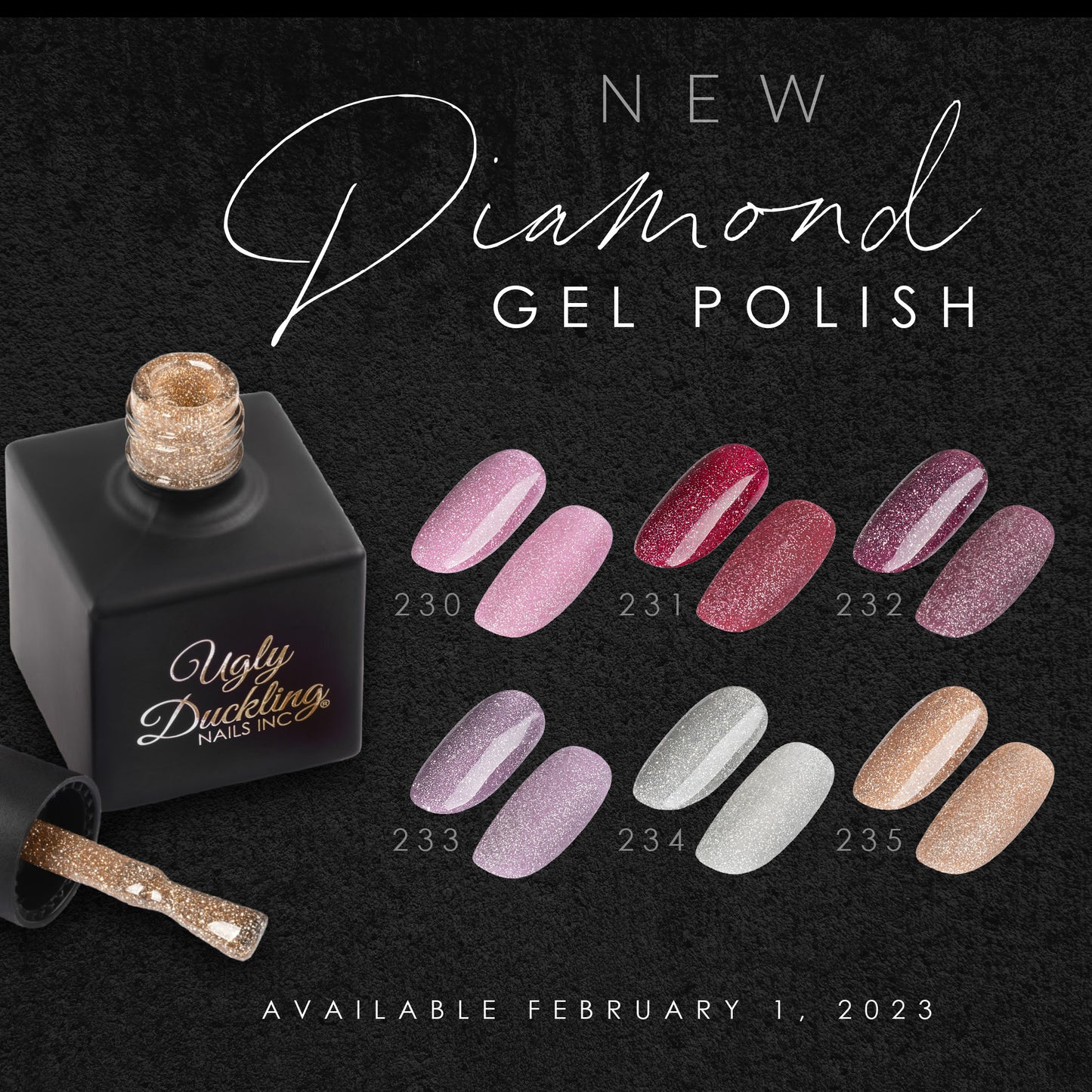 Diamond Gel Polish - 6 Pack