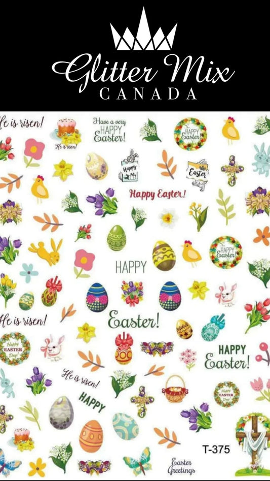 Sticker Decals - Happy Easter